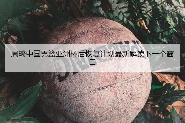 周琦中国男篮亚洲杯后恢复计划最新解读下一个窗口